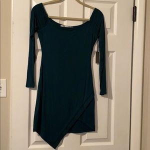 Lovers and friends asymmetrical body con dress